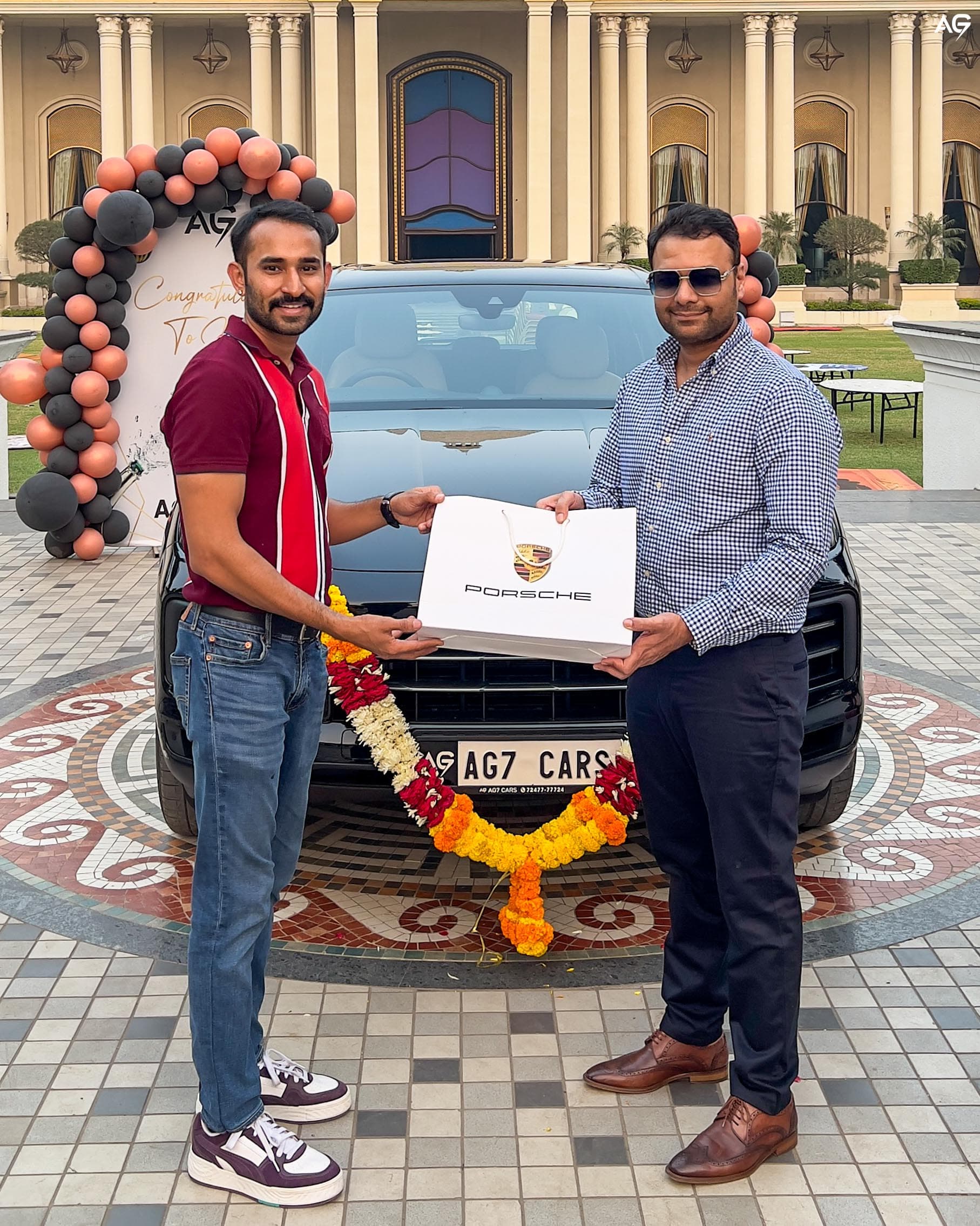 New Porsche Cayenne delivered by AG7 Cars